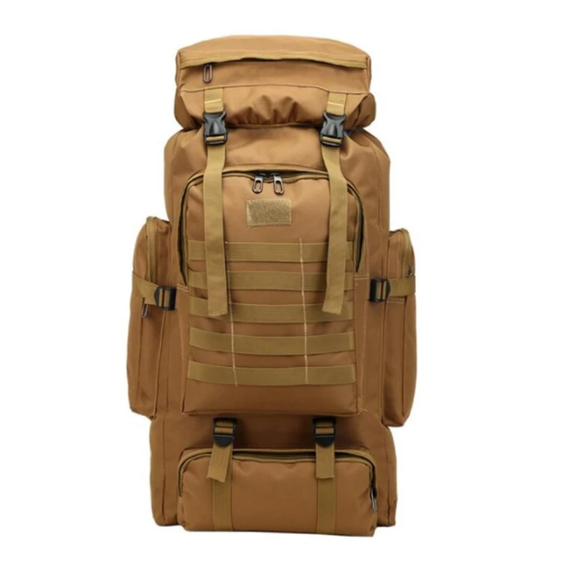 Водонепроницаемый Тактический Рюкзак Molle Camo, военный армейский походный рюкзак для кемпинга, рюкзак для путешествий, спортивная сумка для альпинизма на открытом воздухе - Цвет: Черный цвет