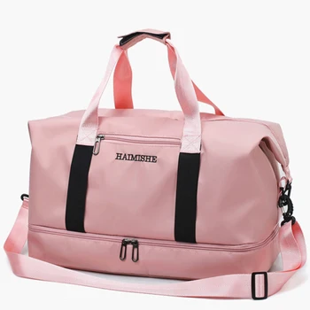 

Training Handbag For Men Women Portable Large Capacity Waterproof Women Handbag Duffel Bags Yoga Fitness Bags Chic 2019