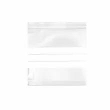 100 шт пластиковые пакеты с замком-молнией, записываемые одноразовые 4," X 4,7" 8 MIL