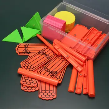 

Magnetic Counting Sticks Rod Triangle Square Disc Math Teaching Aids Kids Toy