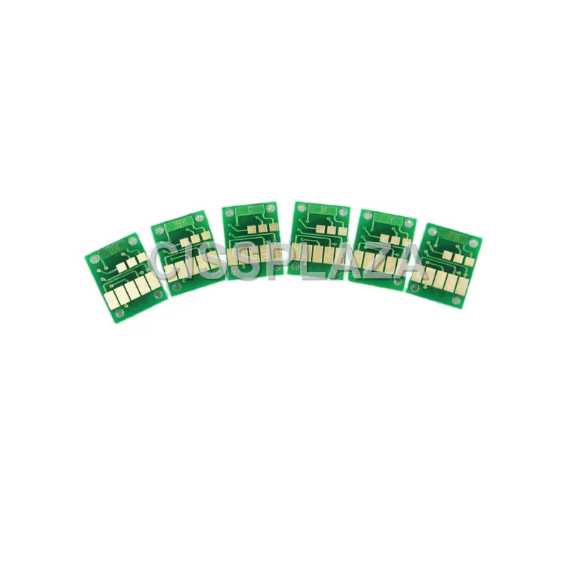 CISSPLAZA 6 цветов pgi780 PGI-780 781 чип совместим с Canon PIXMA TS9170 TS8170 чипов принтеров