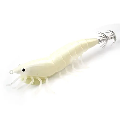 003 FISH KING наживка-кальмар 3,0#3,5# свинцовые грузила Джиги Осьминог деревянные креветки приманки с крюком для кальмара мягкие светящиеся рыболовные приманки - Цвет: 003