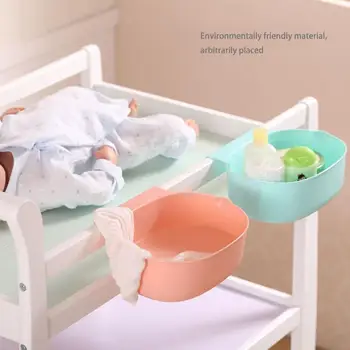 

Baby bedside storage bag hanging basket kids multifunctional diaper basket Childrens toy laundry storage basket Crib bedding