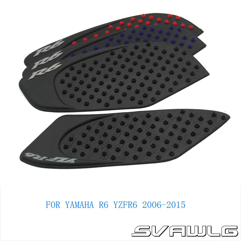Motorcycle Accessories, Motorcycle Stickers, Gas Tank Protector Sticker, Motorcycle Tank Sticker, Tank Grip Traction Pad, Anti slip Tank Pad 3M Side Gas Knee Grip Traction Pads for R6 yzfr6 YZFR6 2006-2015