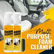 

Multi-purpose Foam Cleaner Spray Car Interior Cleaner Anti-Aging Protection Car Interior Home Cleaning Foam Spray Lemon Scented