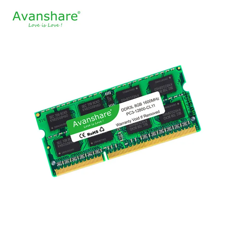 ОЗУ Avanshare DDR3 4 ГБ 8 2 Гб 1333 1600 МГц память для ноутбука 240-контактный разъем 1 5 в Новый