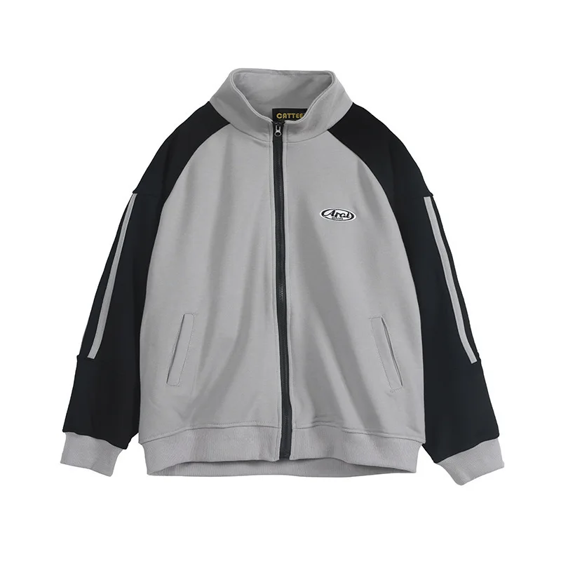 

Wesley Studio 2020 Spring Simple Mixed Colors College Style Couples Sports Clothing Jacket Men's Popular Brand Coat