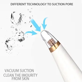 

Pore Cleaner Electric Blackhead Remover Machine Face Deep Cleansing Pimple Pore Acne Removal Skin Care Device Beauty Tool