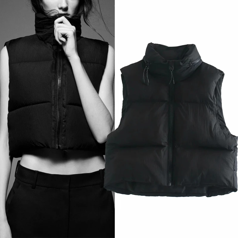 crop vest jacket