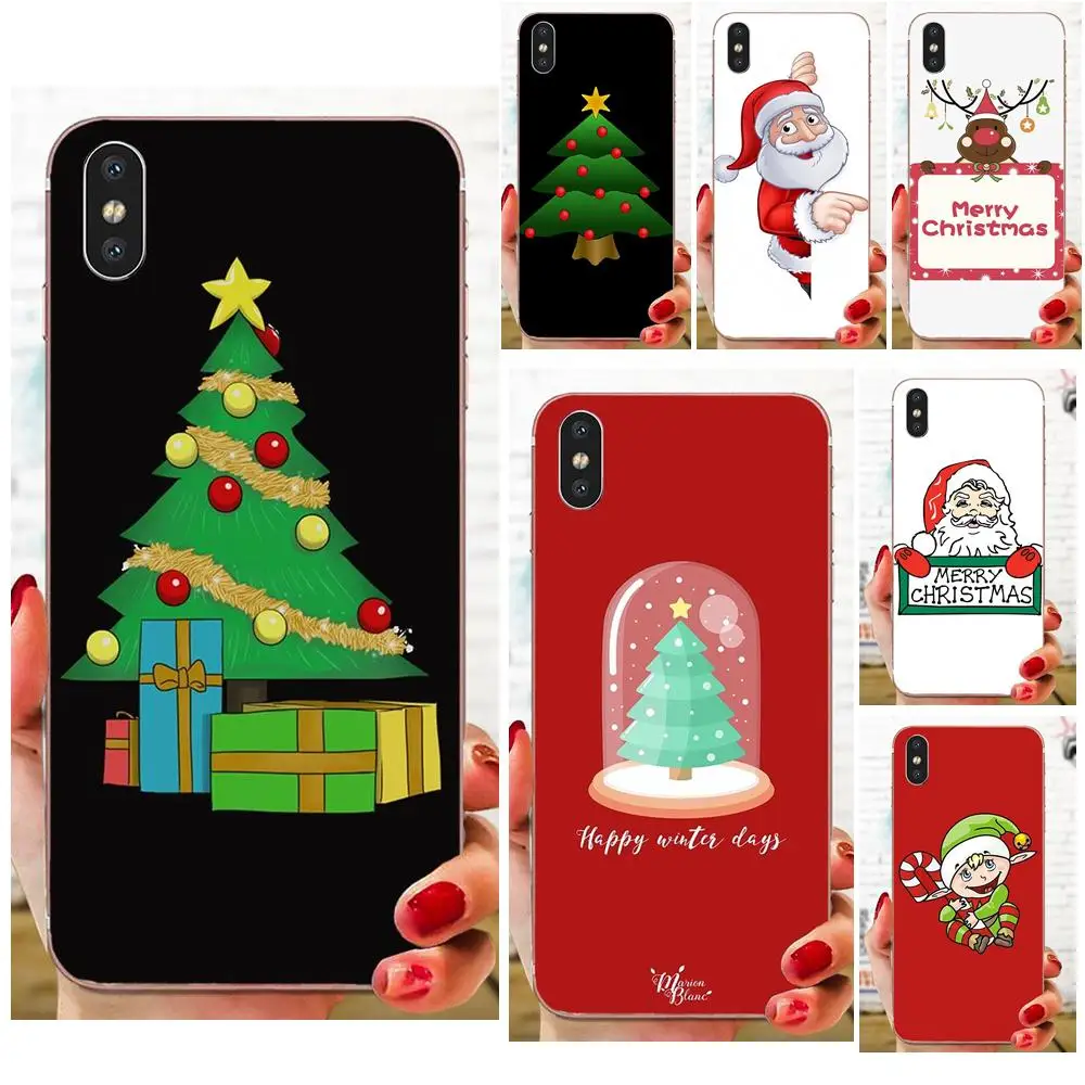 Красочные веселого Рождества для LG K50 Q6 Q7 Q8 Q60 X Мощность 2 3 Nexus 5 5X V10 V20 V30 V40 Q Stylus