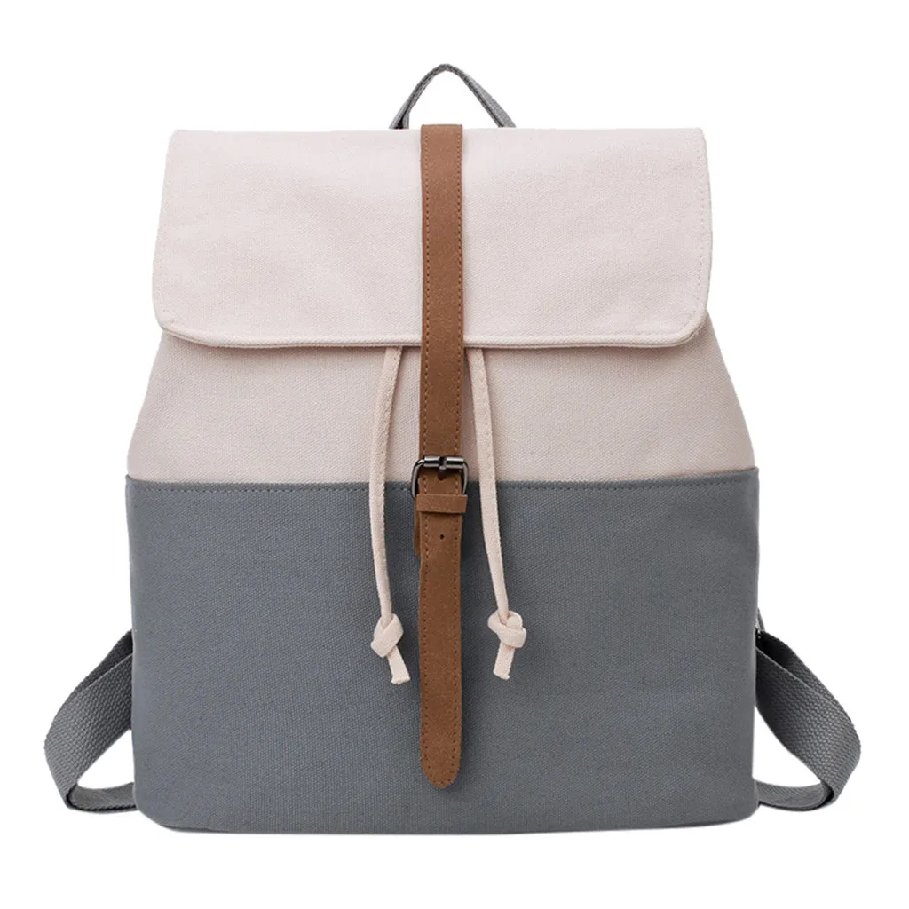 Sac a dos femme рюкзак для девочек, тканевый рюкзак, Ретро стиль, Sen Shoulder, одноцветная прошитая Студенческая сумка, дорожная сумка