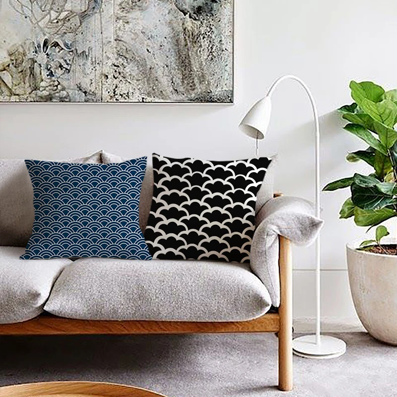 

Geometric Pillow/Cushion Covers for Sofa Living Room Housse De Coussin 45*45 Decorative Pillows Nordic Decoration Home