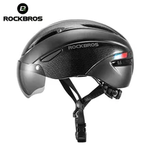 ROCKBROS велосипедный шлем EPS интегрально-Формованный дышащий ультралегкий с очками объектив MTB дорожный велосипед Безопасность велосипед оборудование 57-62 см