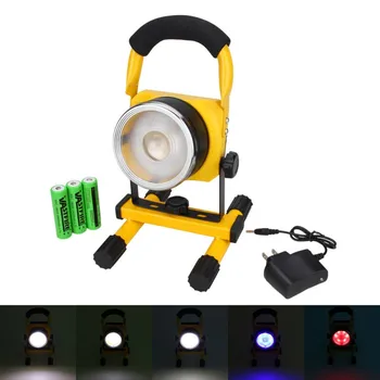 

30W 29LED Zoomable 3000LM Flood Light Waterproof Reflector Rechargeable Floodlight Work Construction Lamp+3*18650+Charger