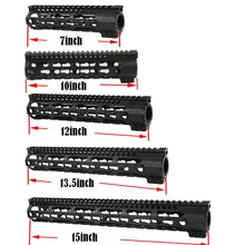 Totrait Tactical 4 ''7'' 10''12' 15. ''Handguard Keymod рельсовая система для страйкбола AEG для охоты стрельбы