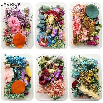 

1Box Crystal Epoxy Filler Dry Flower Mixed Nail Stickers Decorations DIY Crafts