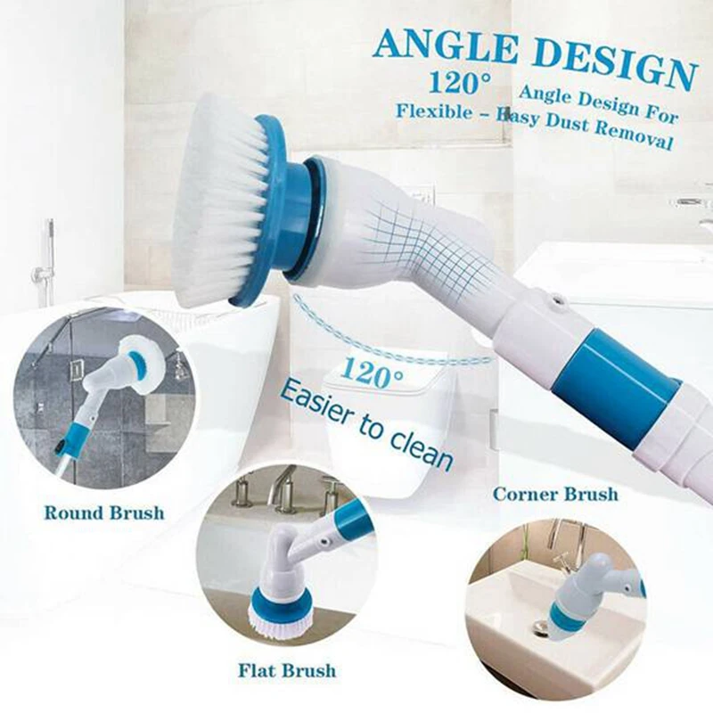 3 Heads Electric Cleaning Brush Head Turbo Scrub Handheld 360° For  Multi-Purpose from China Manufacturer - NINGBO DREAM UNION HOME PRODUCTS  CO., LTD