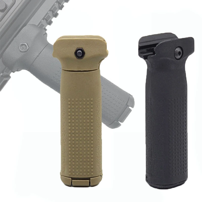 전술 Airsoft 전면 수직 그립 Airsoft BB 에어건 AR15 소총 20mm Picatinny 레일 사냥 도구에 대한