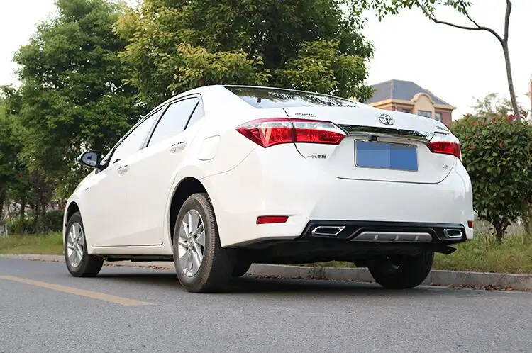 Для Toyota corolla задний спойлер бампер диффузор протектор Подходит 2014 2015 2016 2017 Боди