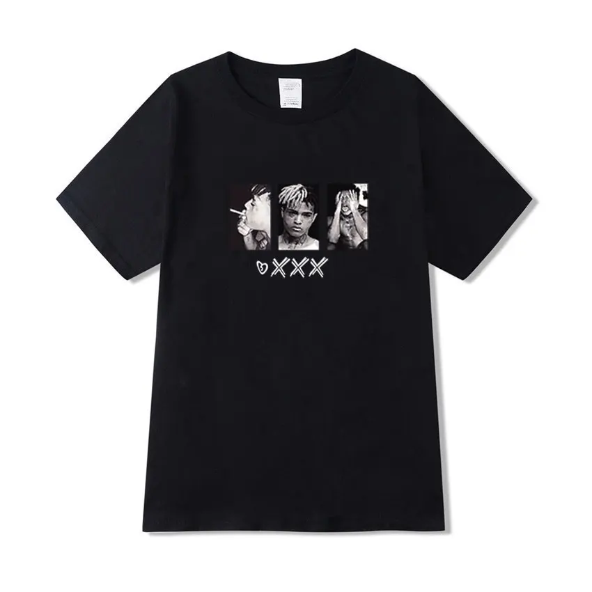 2019 хлопковая Футболка с принтом в стиле хип хоп рэп XXXTentacion летние Забавные