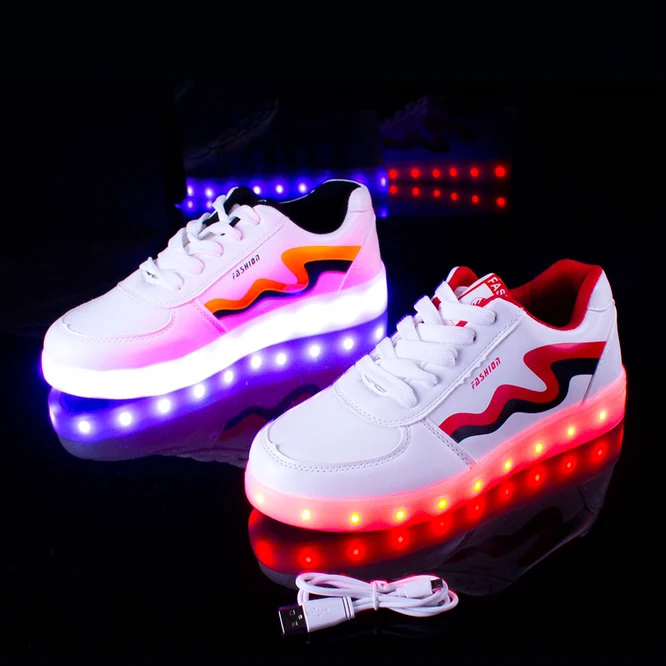 2021 nuevos de de zapatos deportivos con luces zapatos planos zapatos de actuación de Street Dance luminosa zapatos de mujer etapa Luz - AliExpress