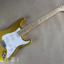 Лучший магазин мастер построенный 59 на заказ электрогитара Золотая электрогитара