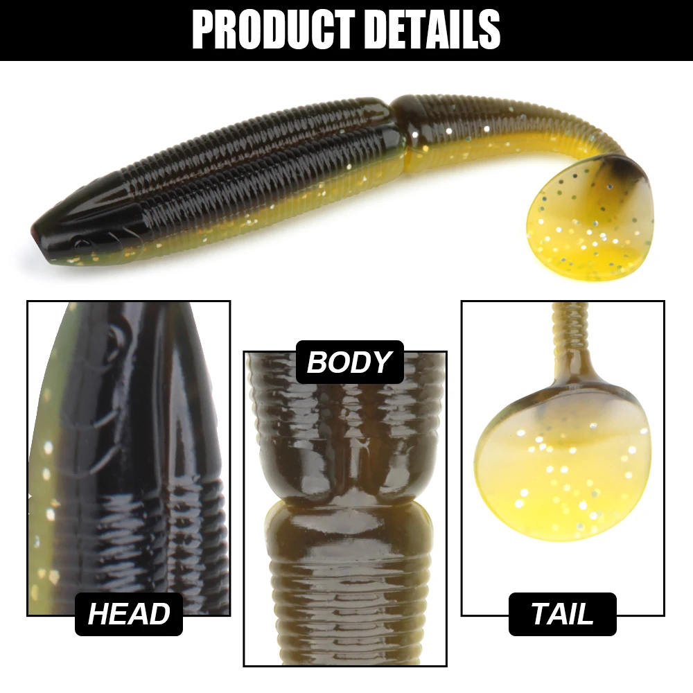 FLUKE BASS FISHING LURES SOFT PLASTIC LOT