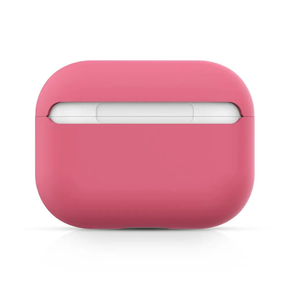 Чехол для AirPods Pro, мягкий жидкий силиконовый защитный чехол, видимый передний светодиодный чехол для AirPods Pro, чехол 3, модный зеленый - Цвет: color 11