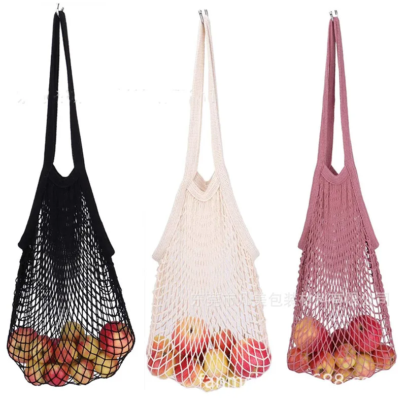Mesh Net Turtle String Shopping Bag Reusable Fruit Storage Handbag Totes