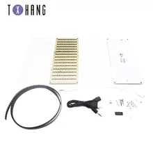 DIY Big Size Touch Control 225 Segment LED Digital Equalizer Music Spectrum Sound Waves Kit sound waves