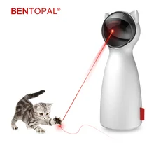 BENTOPAL- -Interactive Cat Laser Toy Pet Laser Pointer for Cats and Dogs Automatic Rotating Catch Training Smart Cat Toy Pet Toy