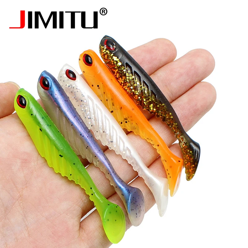 JIMITU 5 шт. Мягкая приманка для ловли карпа 7 см2 9 г Воблер рыболовной наживки