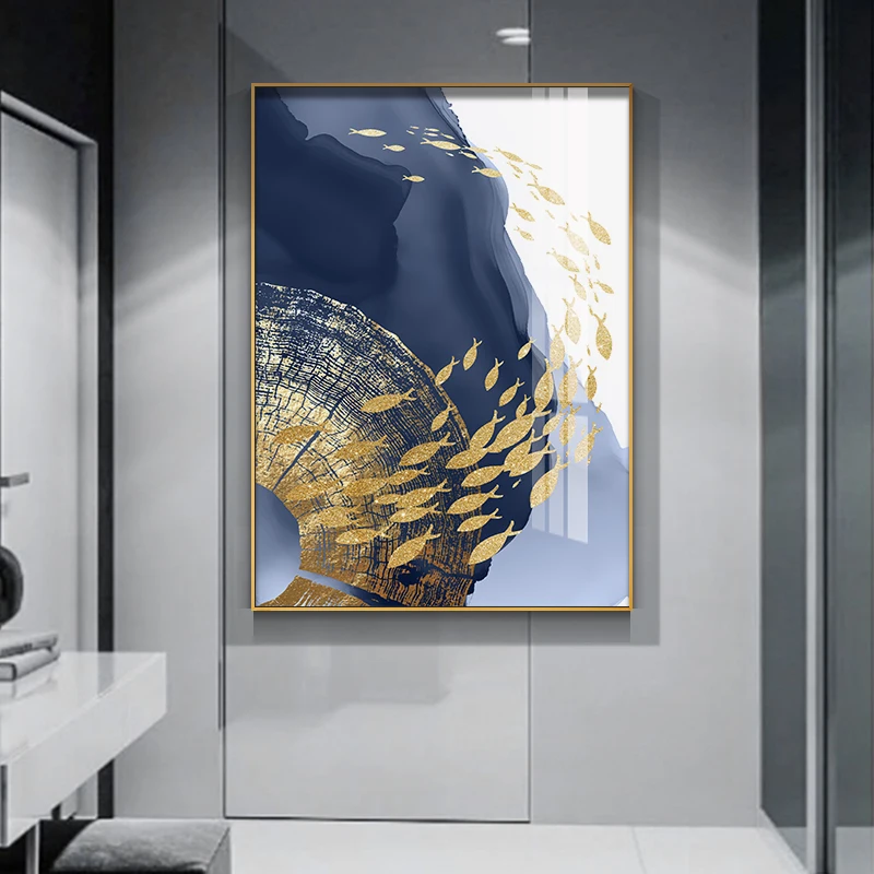 Golden-Butterfly-Fish-Canvas-Poster-Modern-Abstract-Painting-Nordic-Decoration-Wall-Art-Print-Picture-for-Living (4)