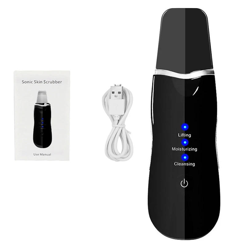 Cena Ultradźwiękowy Peeling do skóry głębokie urządzenie do czyszczenia twarzy Peeling łopata do oczyszczania porów twarzy Scrubber Lift Machine SPA łopatka