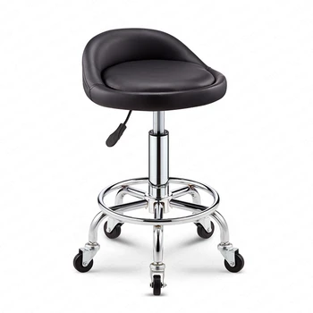 

Bar Chair Lift Rotating Bar Stool Home Swivel High Stool Backrest Beauty Metalic Chair Dotomy