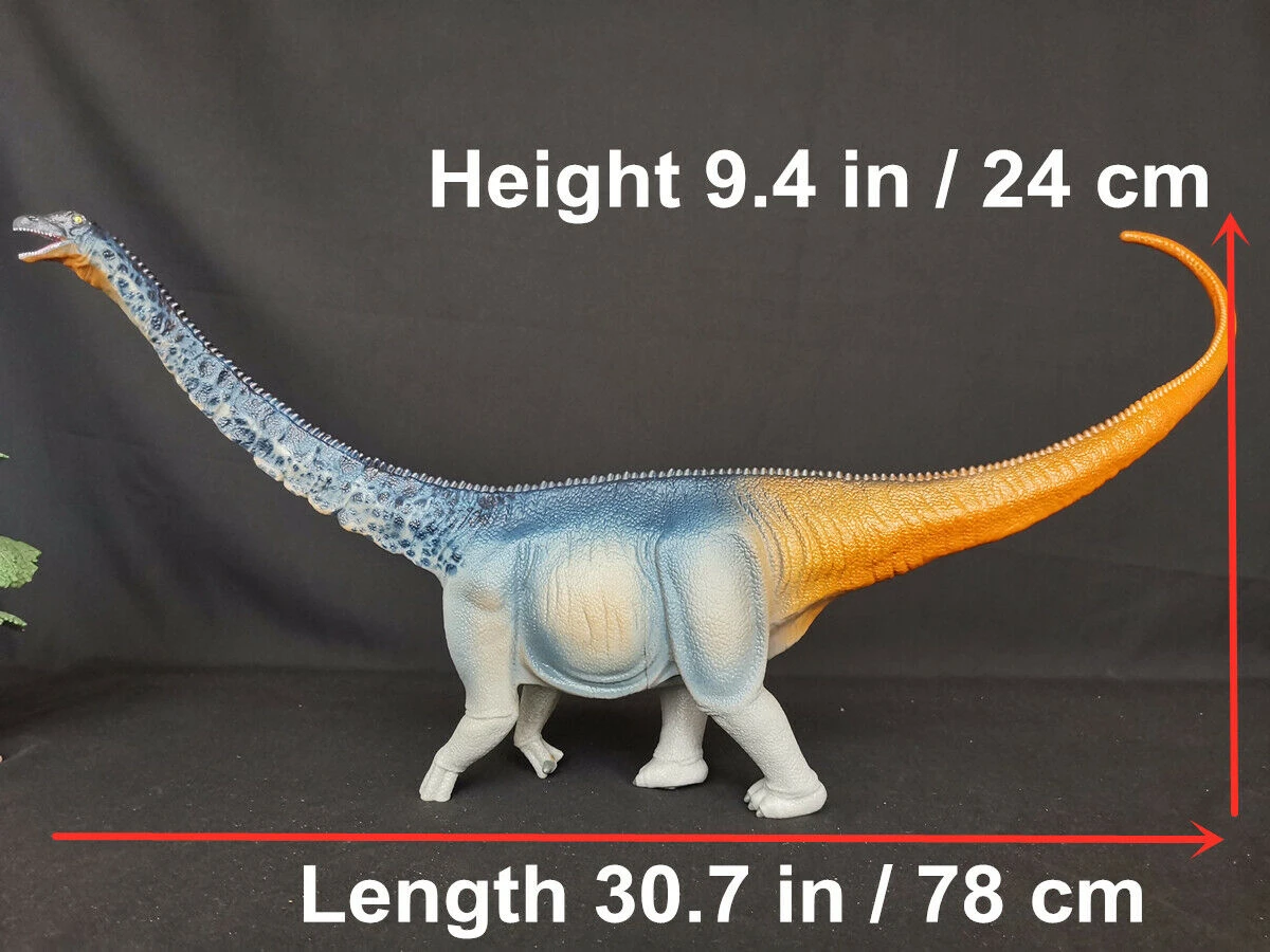 Большой динозавр модель игрушки коллектор мягкий ПВХ apatosurus развивающие игрушки украшение ребенок подарок на день рождения