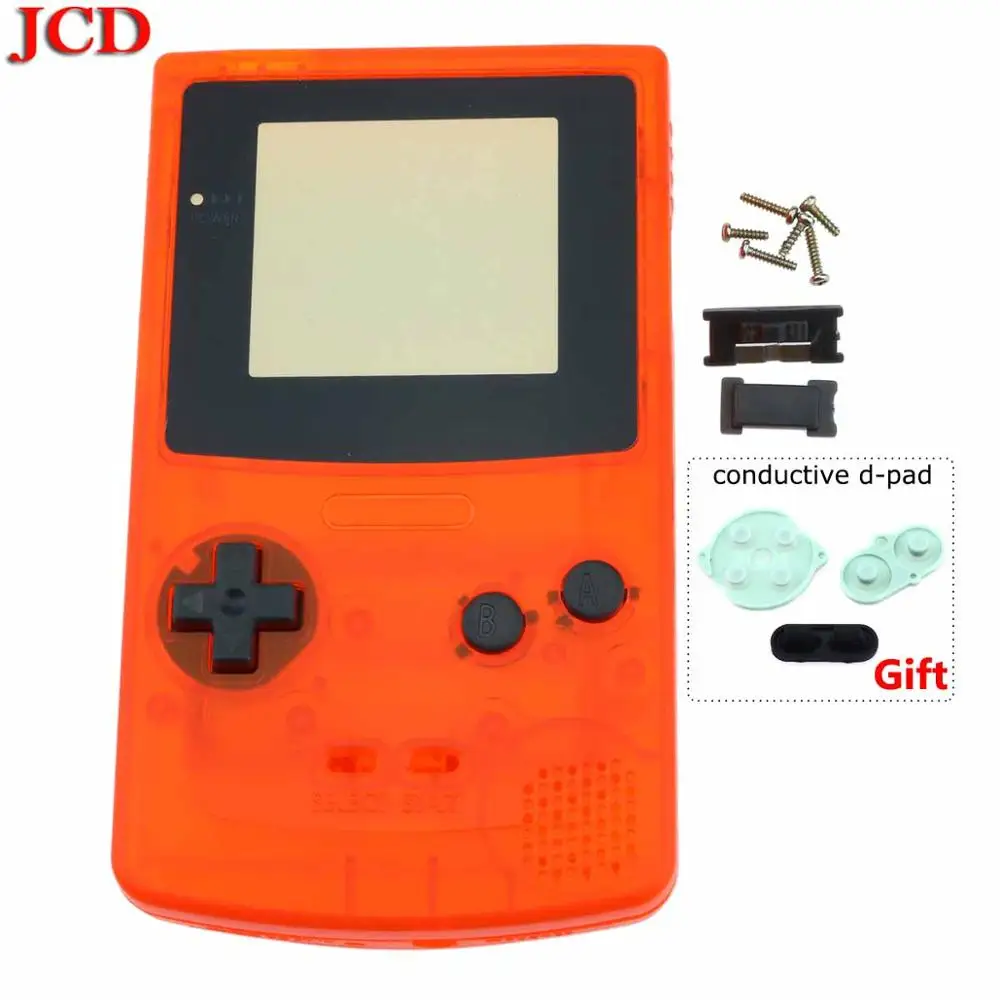 JCD Многоцветный Пластиковый Чехол для корпуса на запчасти для Gameboy новая ограниченная серия оболочки замена для GBC Gmae консоль светящаяся - Цвет: No6