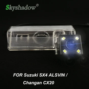 

HD Car CCD 4 LED Night Vision Vehicle Backup Waterproof Rear View Camera Monitor For Suzuki Suzuki SX4 Sedan alsvin V3 V5 CX20