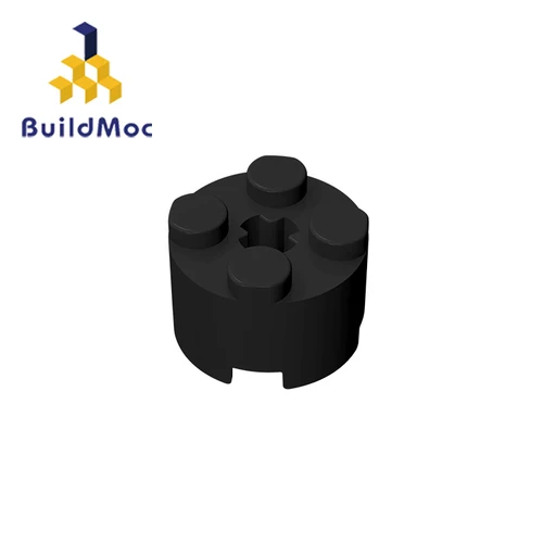 BuildMOC совместимый для 6143 3941 2x2 для строительных блоков части DIY Развивающие Подарочные игрушки - Цвет: Светло-желтый