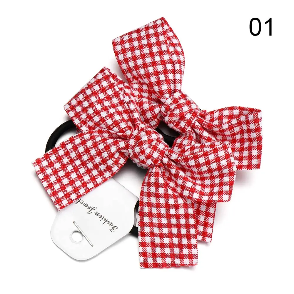 2pcs Baby Girls Fashion Bow Tie Rubber Band Elastic Hair Rope Red Knot Love Wave Spot Hair Butterfly Headwear Hair Accessories baby accessories coloring pages	 Baby Accessories