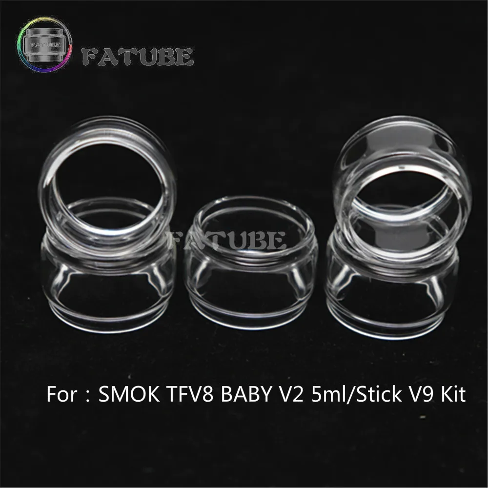 

5pcs FATUBE bubble glass Cigarette Accessories for SMOK TFV8 BABY V2 5ml/Stick V9 Kit