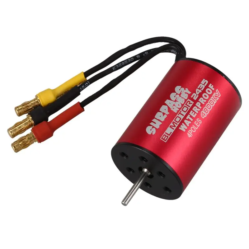 SURPASS HOBBY S2435 4800KV Бесконтактный бесщеточный мотор и 25A ESC комбо набор для 1/16 1/18 RC