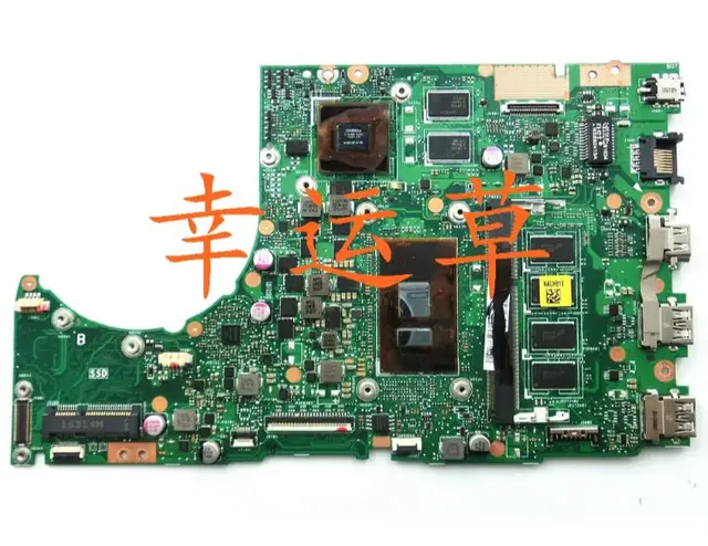 $US $200.00  K401UB For ASUS K401U A401U K401UQ A401UQ V401UQ laptop motherboard I7-6500U GT940M 2G video RAM Te