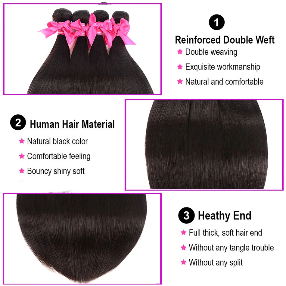 High Quality bundles with lace closure
