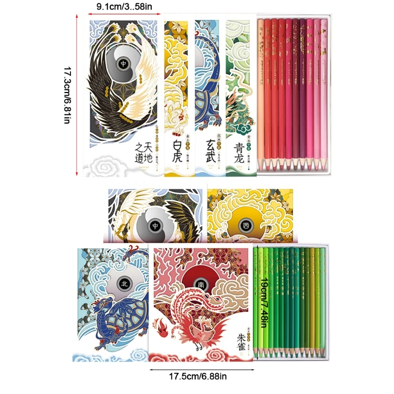 

Art Drawing and Sketching Pencils Oil Colors Pencil Phoenix Oriental Style Chinese Fad Traditional Color Drawing Art