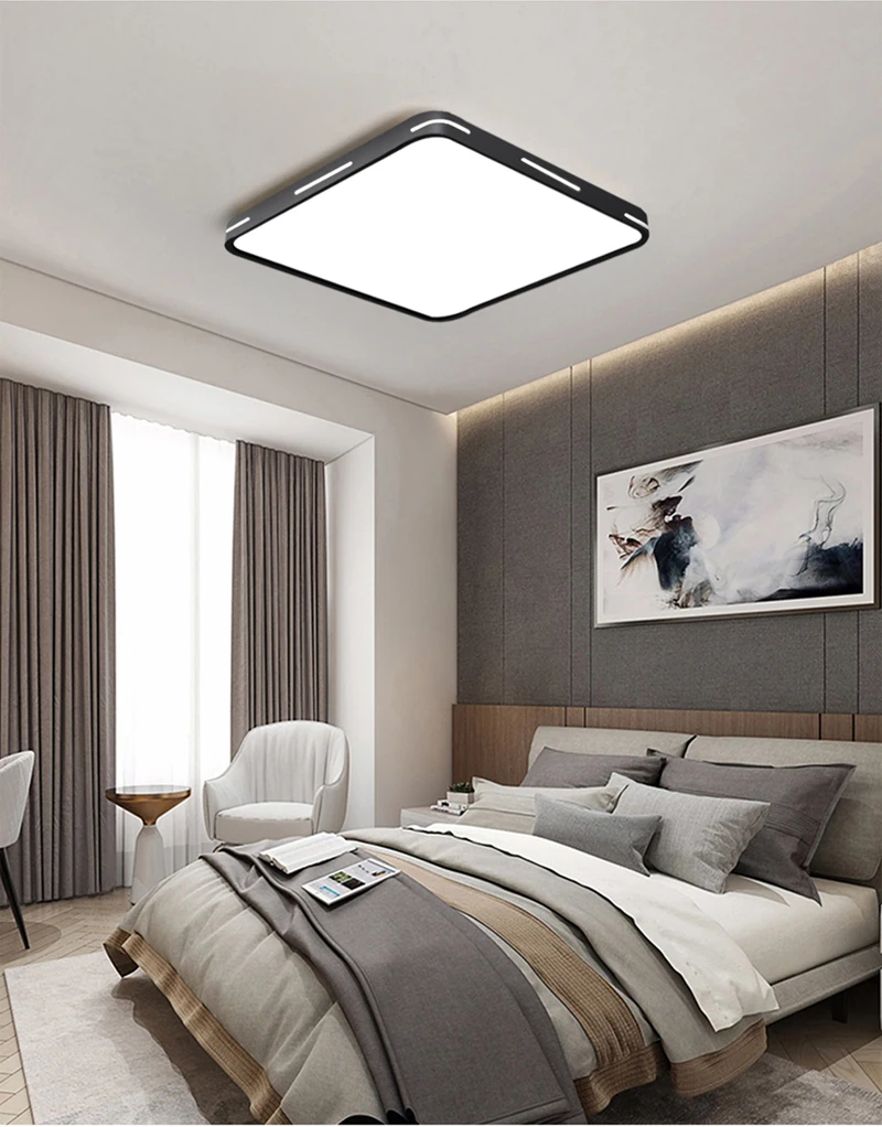 Круглый потолочный светильник, современный светодиодный потолочный светильник, светильник для гостиной, светильник для спальни, лампы для