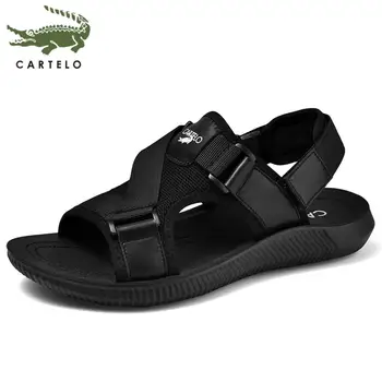 

CARTELO Men's Shoes Summer Casual New Comfortable Fashion Trend Buckle Sports Men's Sandals