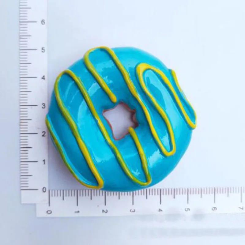 Домашний красивый магнит для холодильника имитация еда, Пончик бургер магнит цвет креативный стерео смола детский магнит на холодильник
