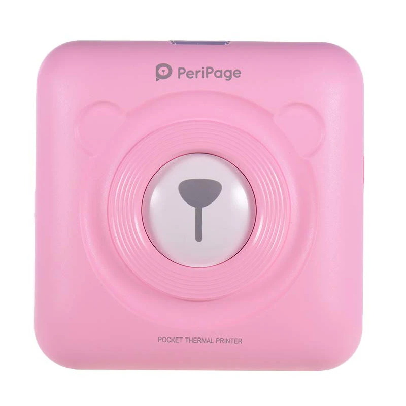 Pink 304DPI Peripage Карманный Мини Портативный Bluetooth принтер 58 мм телефон фото беспроводной HD термопринтер этикеток для Android iOS Телефон - Цвет: Pink 304DPI
