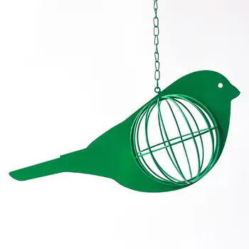 

Openable Mesh Ball Bird Fat Food Holder Bird Feeder Hanging Pendant Metal Suet Cage Bird Feeder Indoor Outdoor Food